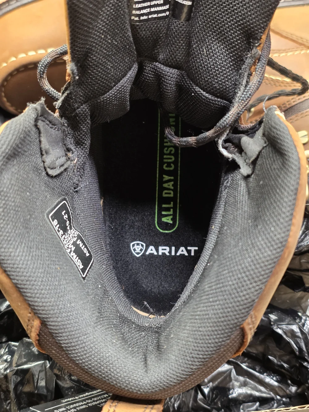 Ariat Rebar Wedge Moc Toe 6" Work Boot Comp Toe Men's 12D NWT - Picture 6 of 11